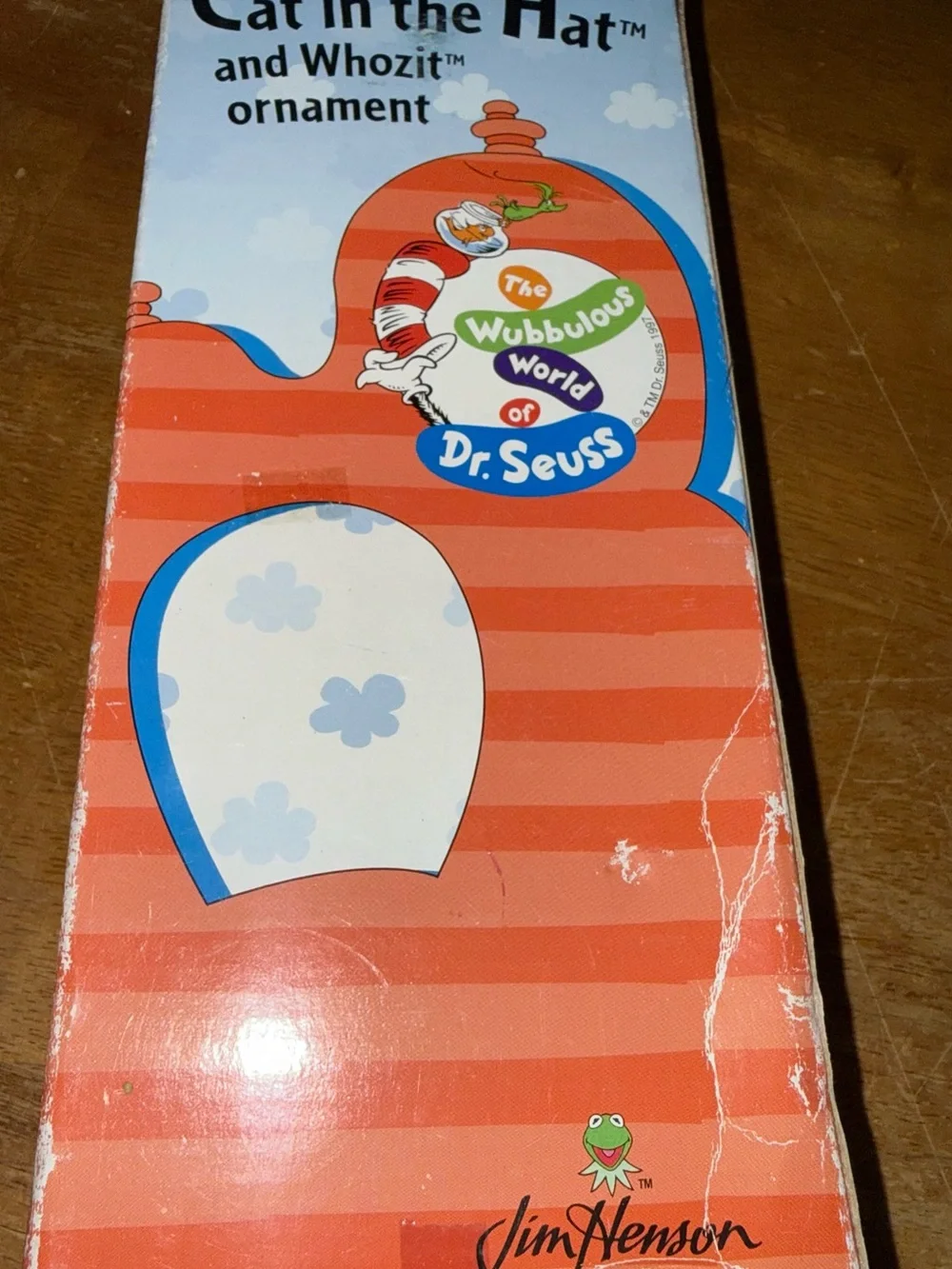 9.5” Dr. Seuss Green 'Hooray It's Jingle Day!' Holiday Stocking Ornament G8